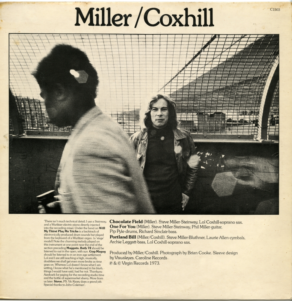 『Coxhill / Miller. Miller / Coxhill.』（1973年、Caroline）01 